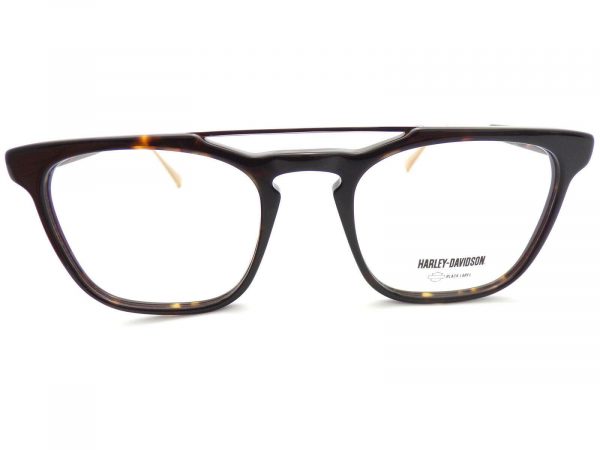 Harley Davidson Reading Glasses Dark Brown with Gold 52mm HD1025 052 - Image 3