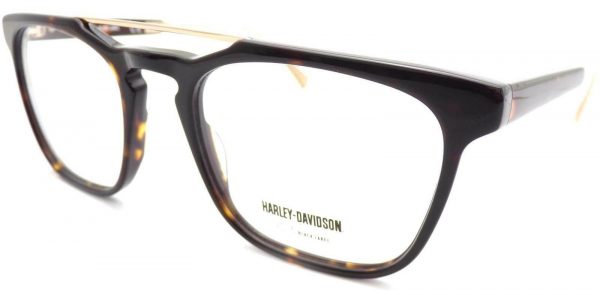 Harley Davidson Reading Glasses Dark Brown with Gold 52mm HD1025 052