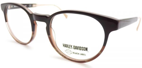 Harley Davidson Reading Glasses Black Brown Gold 49mm HD1028 005