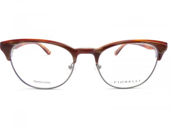 Fiorelli Reading Glasses 51mm Brown Horn/ Ruthenium FIO112 BRN - Image 3