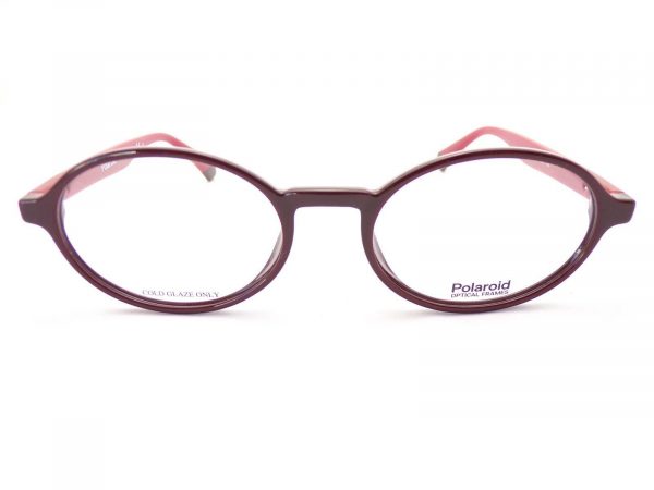 Polaroid Reading Glasses Deep Burgundy with Red PLD D409 C9A - Image 3