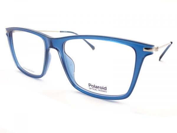 Polaroid Reading Glasses from +0.25 to +3.50 Blue/ Silver 53mm PLD D414 PJP