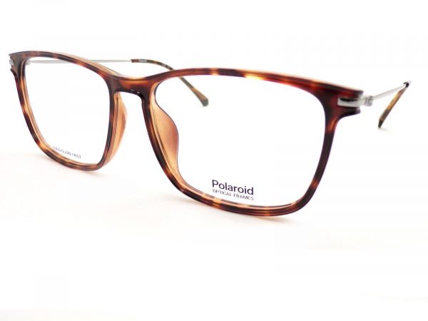 Polaroid Reading Glasses Brown Havana with Dark Ruthenium 55mm PLD D412 086