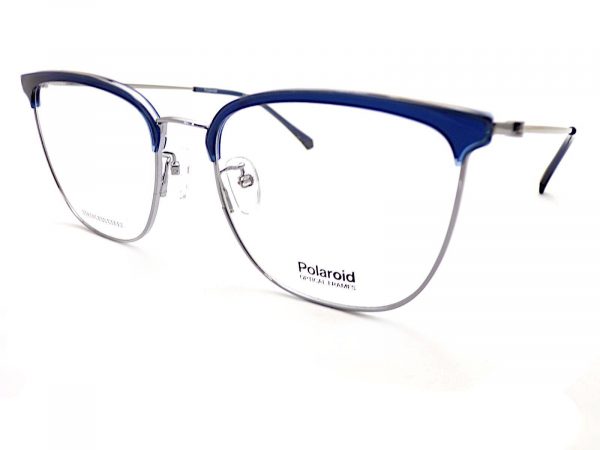 Polaroid Reading Glasses Dark Blue with Gunmetal Arms PLD D399 PJP