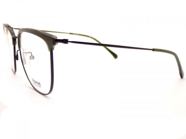 Polaroid Reading Glasses  Dark Khaki Green with Black PLD D399 1ED - Image 2