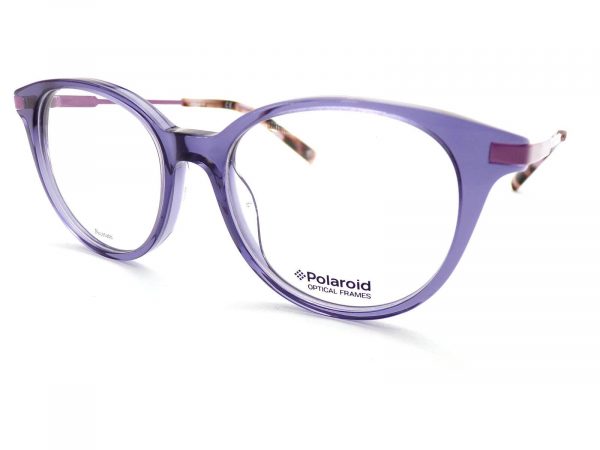 Polaroid Reading Glasses Crystal Violet and Purple 49mm PLD D 352 B3V