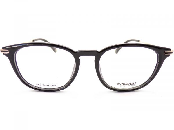 Polaroid Reading Glasses Shiny Black with Gold PLD D363 2M2 - Image 3
