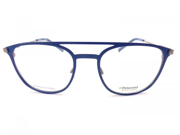 Polaroid Reading Glasses Matte Blue with Gunmetal PLD D348 PJP - Image 3