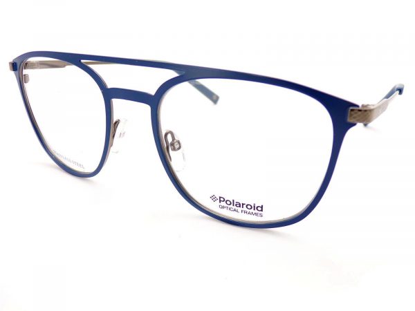 Polaroid Reading Glasses Matte Blue with Gunmetal PLD D348 PJP