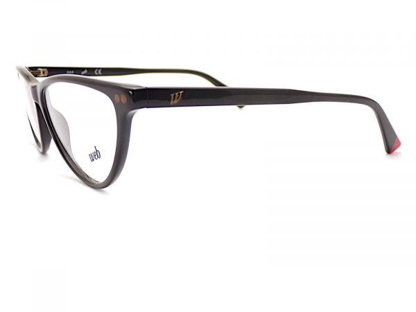 Web Reading Glasses Shiny Black 55mm WE5305 001 - Image 2