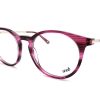 Web Reading Glasses Lined Crystal Purple with Gold Arms WE5240 083