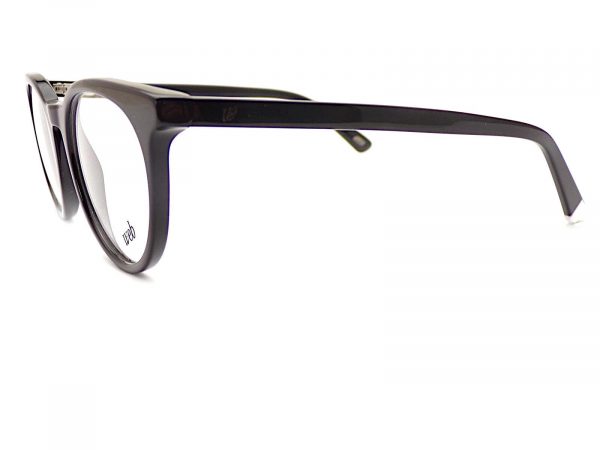 Web Reading Glasses Shiny Black 54mm Round WE5251 001 - Image 2