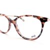Web Reading Glasses Brown Black Havana with Rose Gold WE5238 074