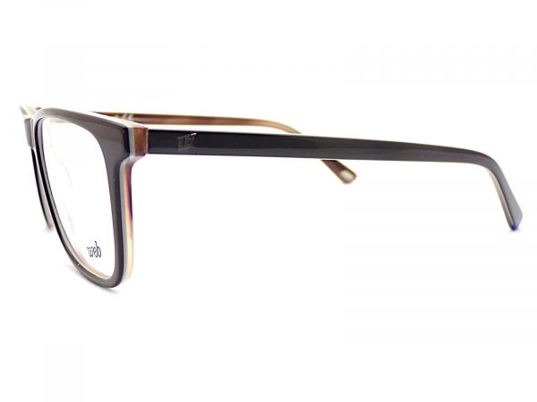 Web Reading Glasses Shiny Black over Brown 54mm WE5224 005 - Image 2