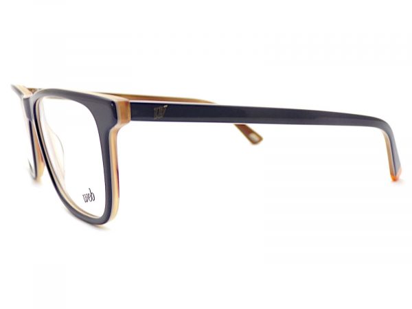 Web Reading Glasses Dark Blue over Brown 54mm WE5224 092 - Image 2