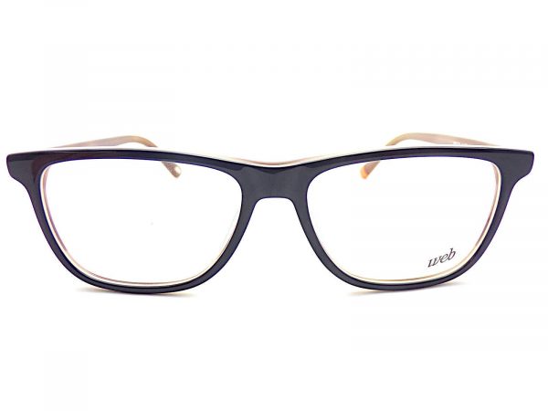 Web Reading Glasses Dark Blue over Brown 54mm WE5224 092 - Image 3