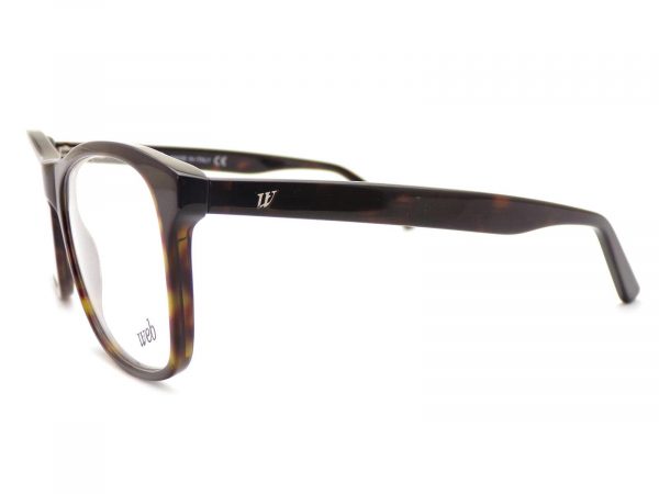 Web Reading Glasses Dark Shiny Brown Havana 55mm WE5152 052 - Image 2
