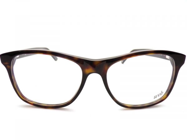 Web Reading Glasses Dark Shiny Brown Havana 55mm WE5152 052 - Image 3