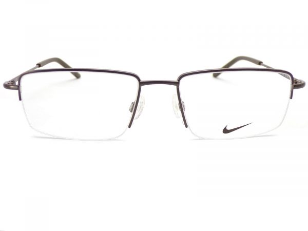 NIKE Reading Glasses Semi Rimless Brushed Gunmetal 55mm 8182 063 - Image 3