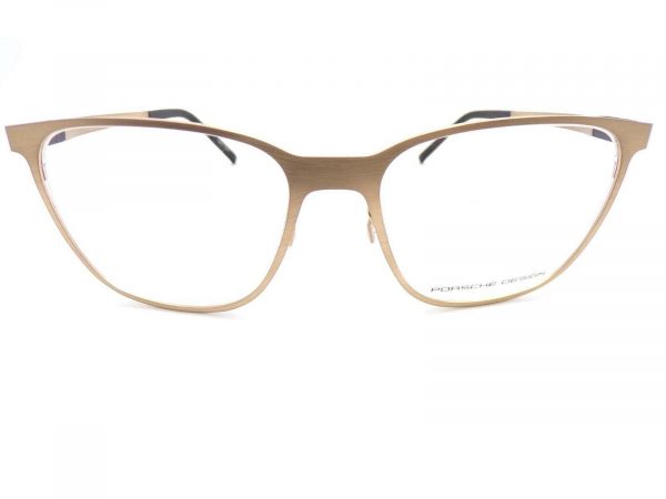 Porsche Design Reading Glasses 55mm Satin Gold with Black P8275 B - Image 3