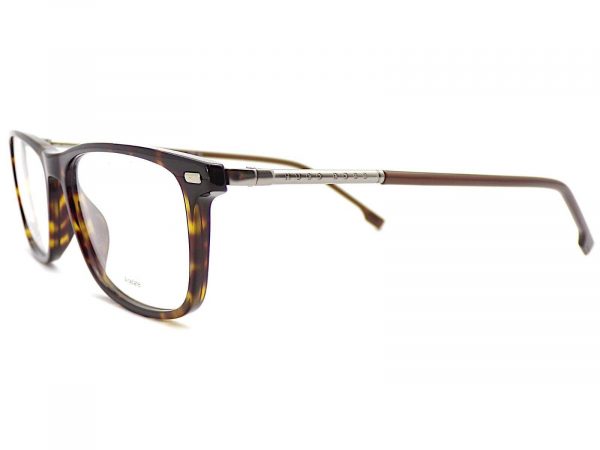 Hugo Boss Reading Glasses Brown Havana with Matte Silver 1229 086 - Image 2