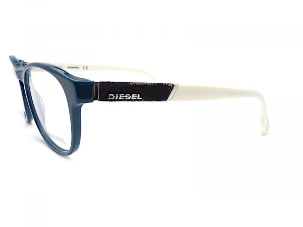 Diesel Reading Glasses Petrol Blue White Black DL5190 090 - Image 2