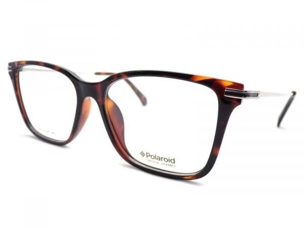 Polaroid Reading Glasses Brown with Silver 55mm PLD D365/G YL7