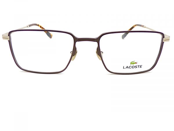 Lacoste Reading Glasses Brown with Light Gold 54mm L2275E 210 - Image 3