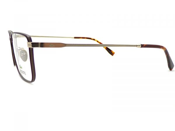 Lacoste Reading Glasses Brown with Light Gold 54mm L2275E 210 - Image 2