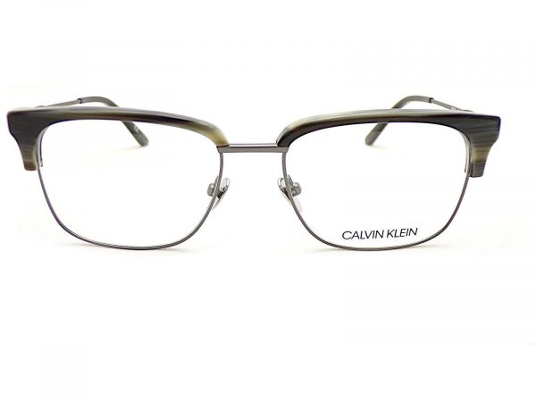 Calvin Klein Reading Glasses Charcoal Horn CK18124 018 - Image 3