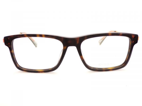 Diesel Reading Glasses Brown Tortoise with Orange DL5296 052 - Image 3