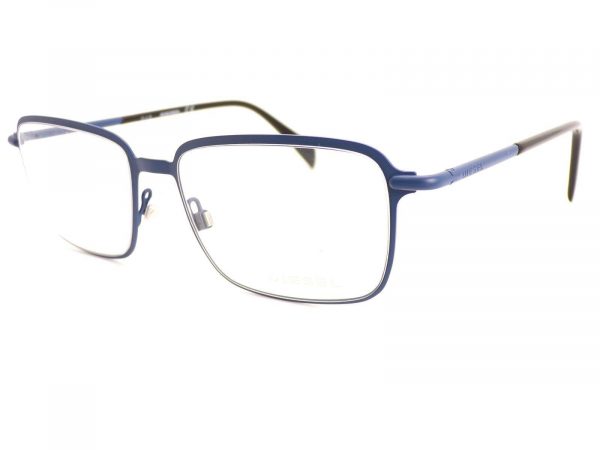 Diesel Reading Glasses Matte Blue with Shiny Black Tips DL5163 092