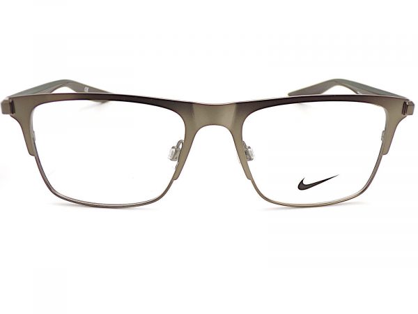 Nike Reading Glasses Satin Brown Pewter with Dark Brown Tips 8150 050 - Image 3