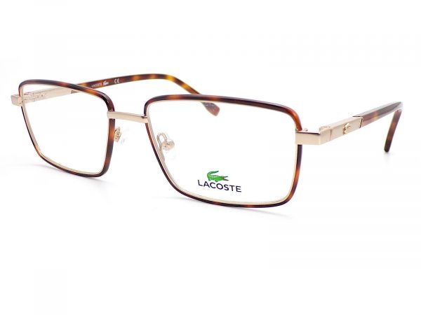 Lacoste Reading Glasses Matte Gold with Brown Tortoise L2278 710