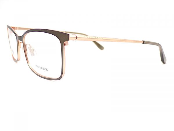 Hugo Boss Reading Glasses Khaki Olive with Rose Gold 1112 EEM - Image 2