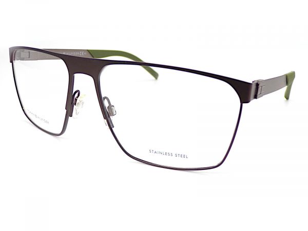 Tommy Hilfiger Reading Glasses Brown with Green Tips 61mm TH 1861 4IN