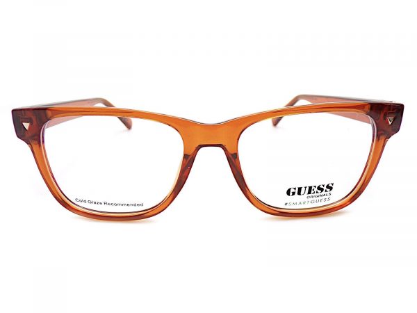 Guess Reading Glasses Crystal Cognac Brown 51mm GU8248 045 - Image 3