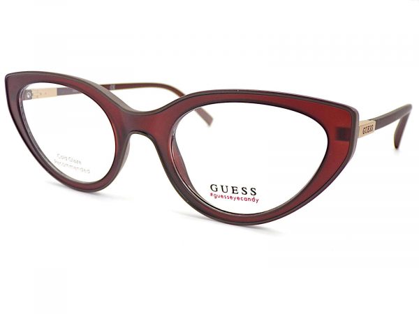 Guess Reading Glasses Deep Matte Burgundy 53mm GU3058 045