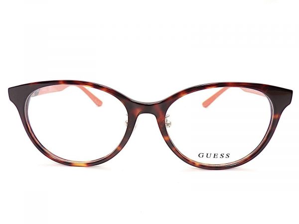 Guess Reading Glasses Dark Brown Orange 54mm GU2806 052 - Image 3