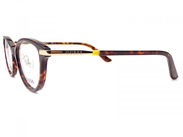 Guess Reading Glasses Dark Brown Gold 53mm GU2803 052 - Image 2