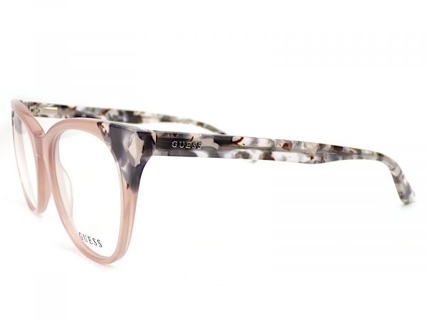 Guess Reading Glasses Crystal Beige with Grey Havana 51mm GU2675 059 - Image 2