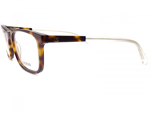 Guess Reading Glasses Brown Tortoise with Crystal Clear 54mm Unisex GU1971 052 - Image 2