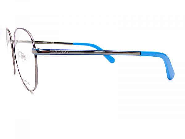 Guess Reading Glasses Black Chrome with Blue GU50035 008 - Image 2