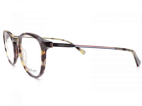 Gant Reading Glasses Amber Brown with Silver Chrome 52mm GA3259 055 - Image 2