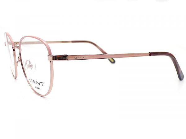 Gant Reading Glasses Pink with Rose Gold GA4088 072 - Image 2
