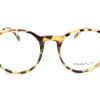 Gant Reading Glasses Amber Brown with Gold 50mm GA3257 053 - Image 3