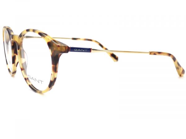 Gant Reading Glasses Amber Brown with Gold 50mm GA3257 053 - Image 2