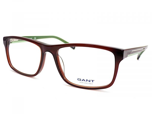 Gant Reading Glasses Dark Brown with Green 56mm GA3053 045