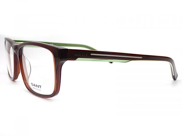 Gant Reading Glasses Dark Brown with Green 56mm GA3053 045 - Image 2