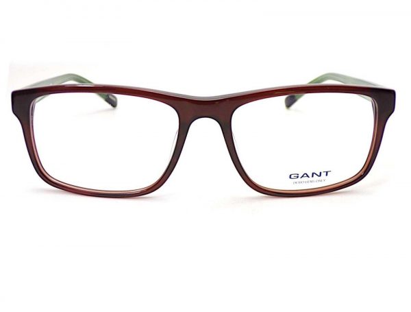 Gant Reading Glasses Dark Brown with Green 56mm GA3053 045 - Image 3